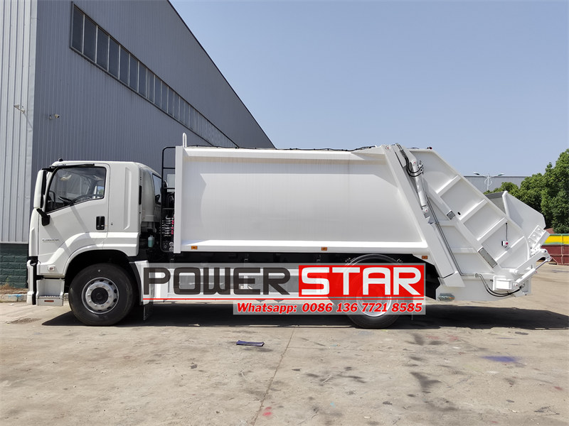Isuzu 10cbm rear loader compactor truck