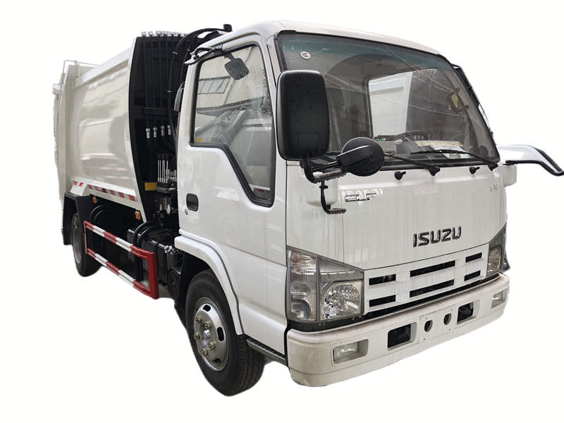 Isuzu garbage compactor vehicle