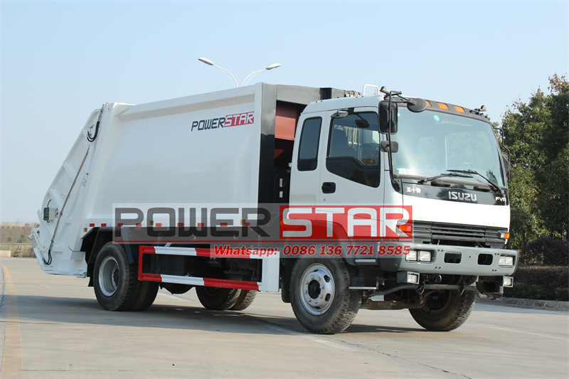 Isuzu FVR garbage compaction vehicle