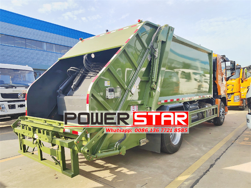 Isuzu garbage compactor trucks export Kazakhstan