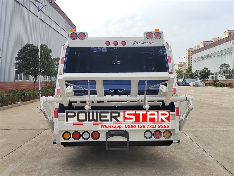 Isuzu NPR refuse compactor vehicle
