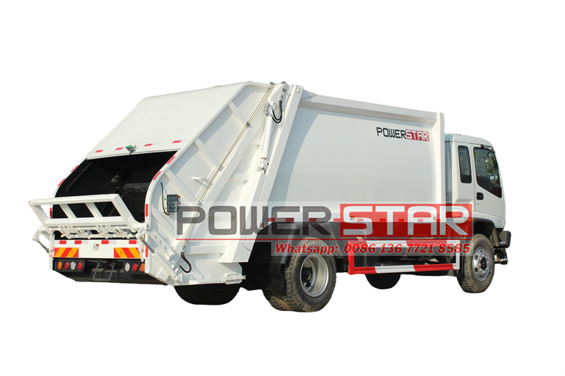 Isuzu FVR garbage compactor vehicle