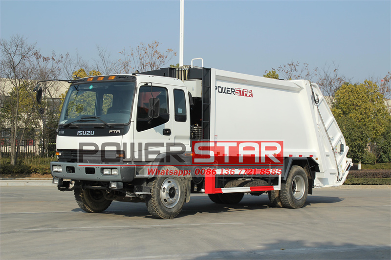 Isuzu FVR garbage compaction vehicle