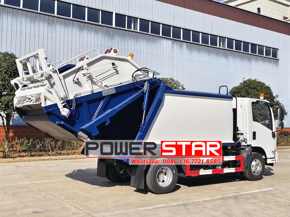 Isuzu&nbsp;EV&nbsp;electricity&nbsp;light&nbsp;waste compactor truck