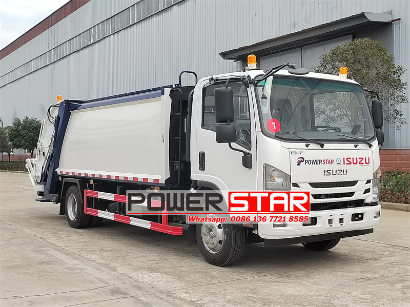 Philippine Isuzu ELF waste compactor vehicle