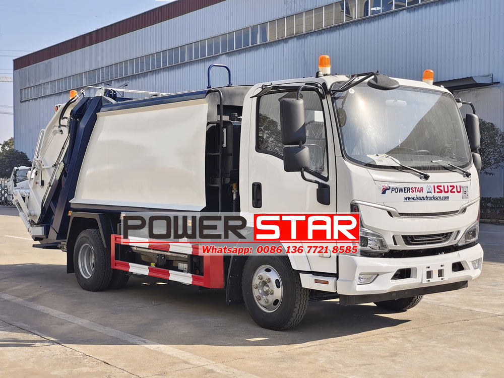 Isuzu&nbsp;EVM600&nbsp;electric&nbsp;rear&nbsp;load&nbsp;compactor&nbsp;truck