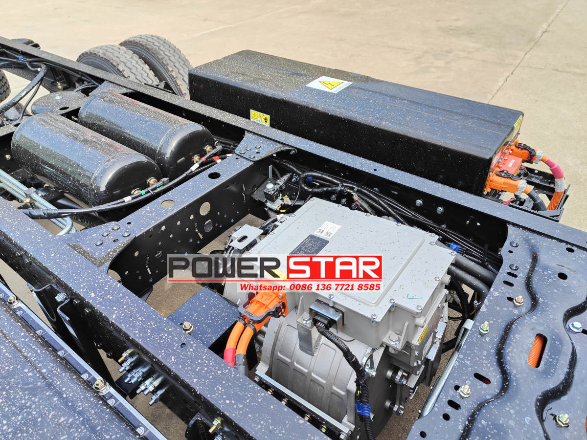 New energy EV Isuzu cab chassis EVM600 for refuse compactor truck