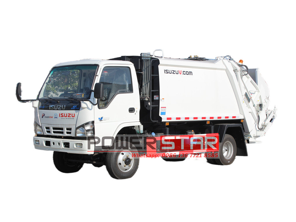 ISUZU 4WD waste compactor truck for sale