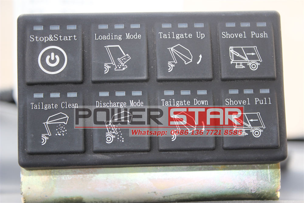 Isuzu 13 yard rear loader garbage truck