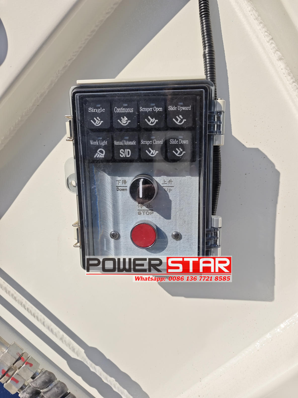 ISUZU Electric rear load trash truck