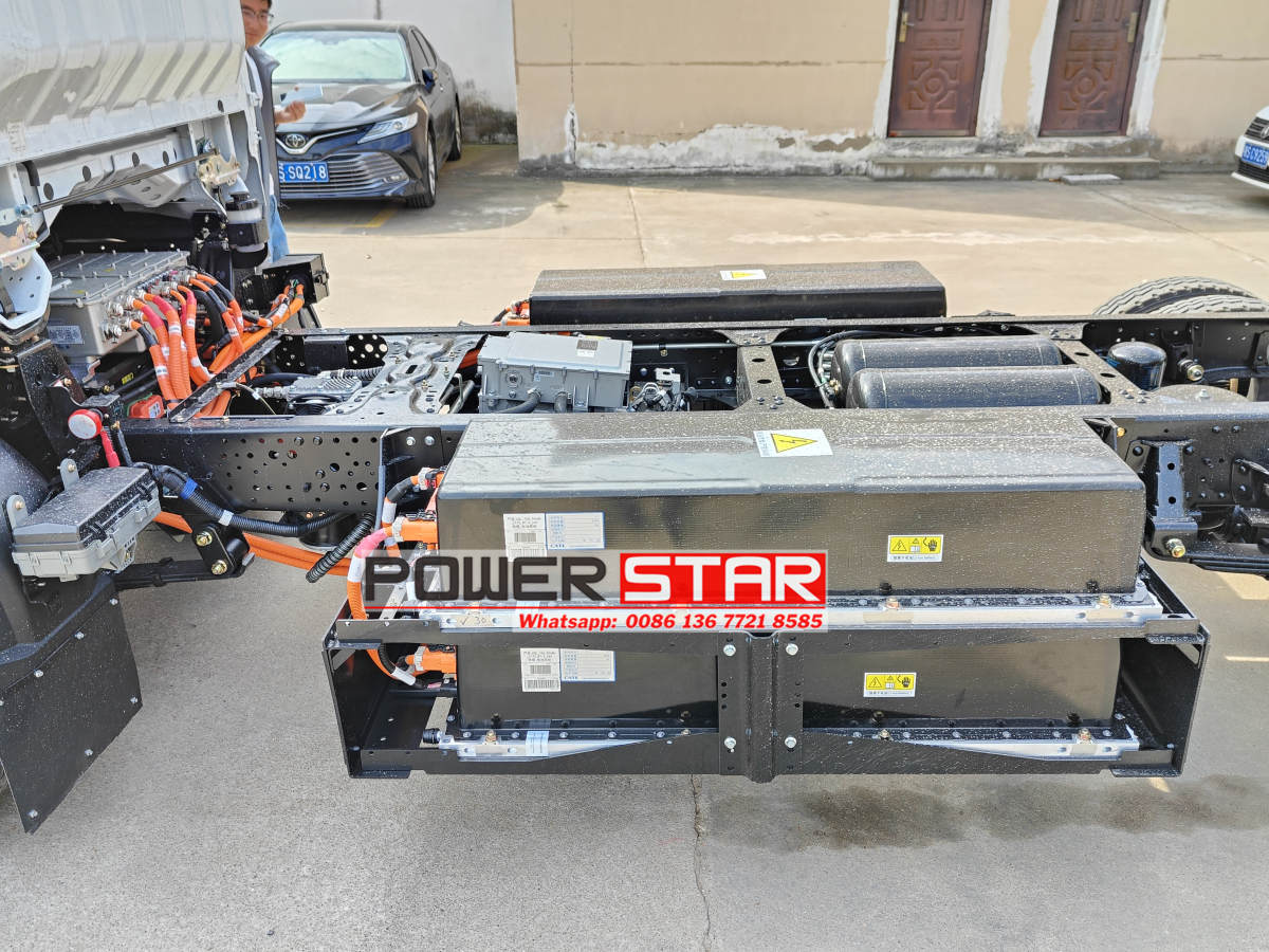 New energy EV Isuzu cab chassis EVM600 for refuse compactor truck