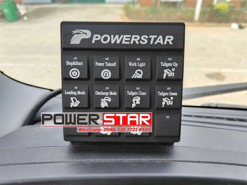 Cab electric control box: 