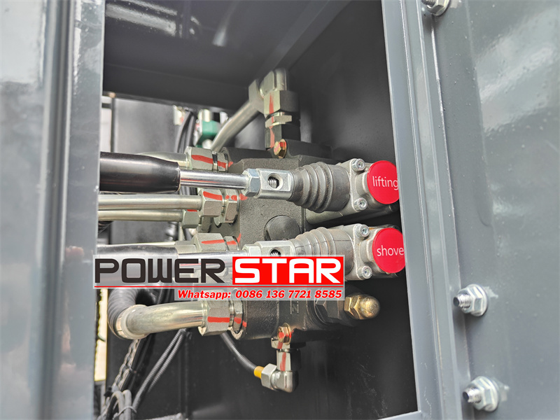 Driver's side manual hydraulic lever