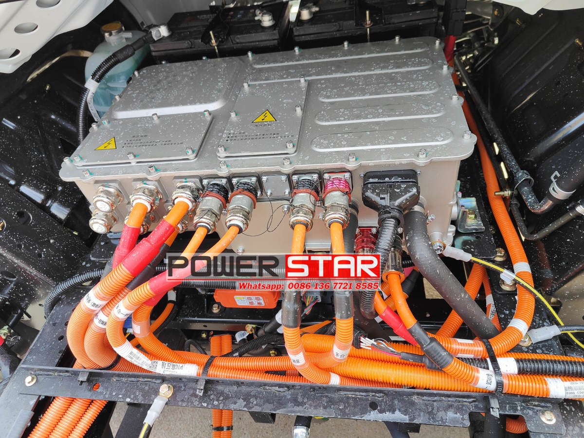 New energy EV Isuzu cab chassis EVM600 for refuse compactor truck