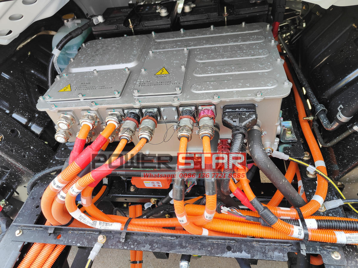 New EV cab chassis EVM600 for Load Garbage truck pictures
