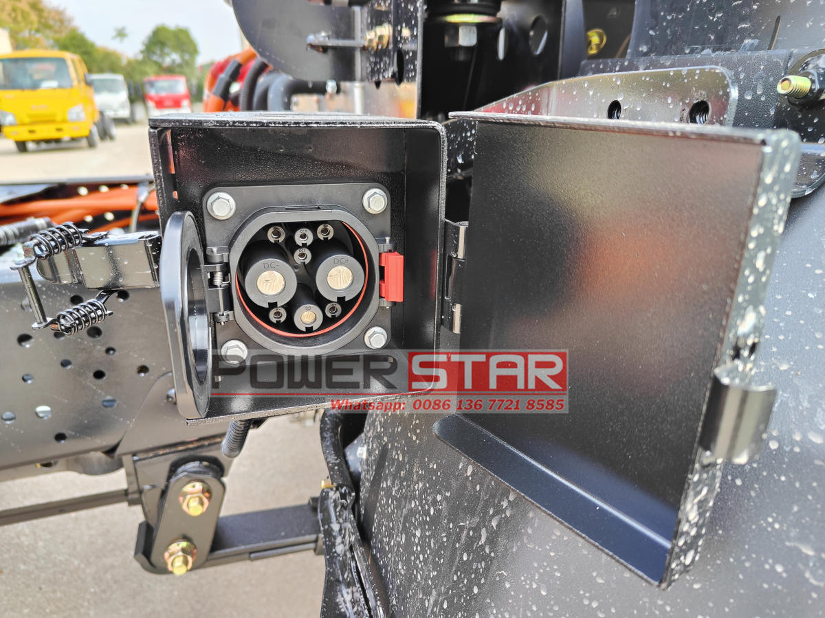 New EV cab chassis EVM600 for Load Garbage truck pictures