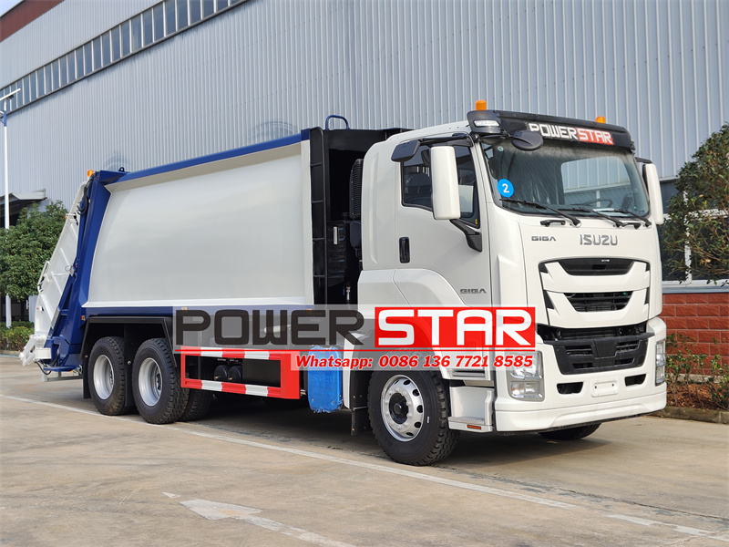 ISUZU GIGA 6x4 rear loader compactor truck