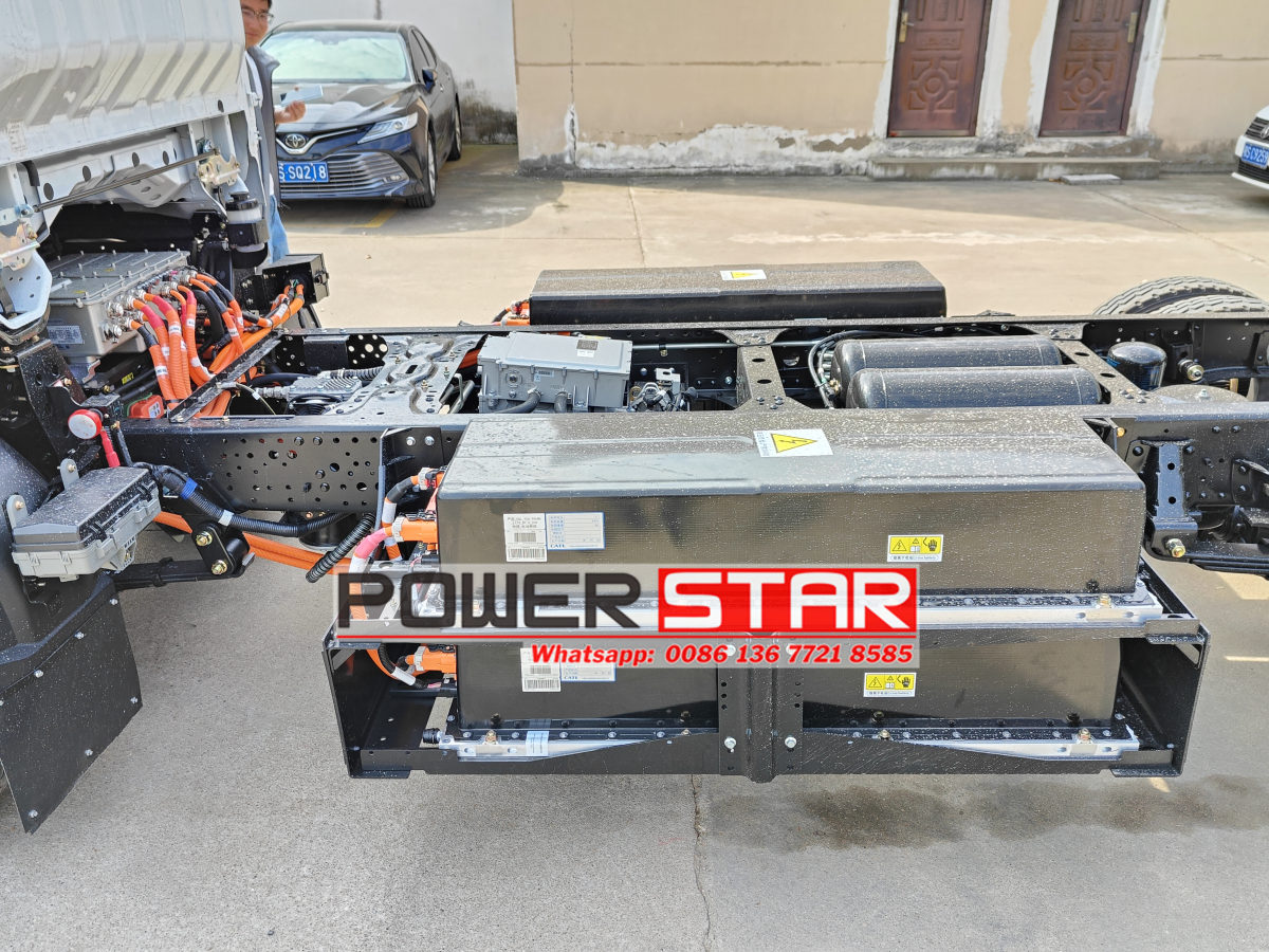 2025 New Pure Electric EV garbage truck cab chassis Isuzu