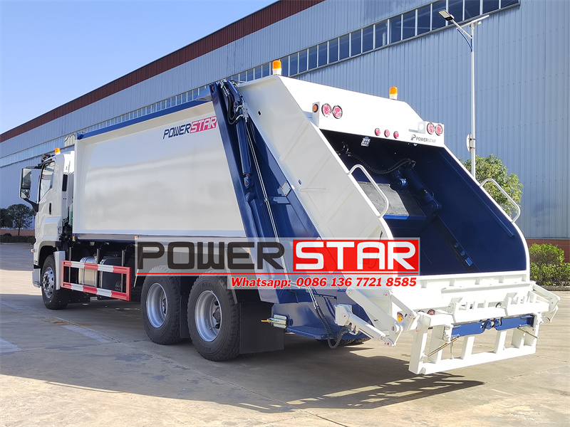 Isuzu 22cbm trash compactor truck