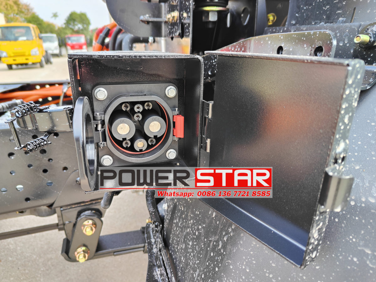 2025 New Pure Electric EV garbage truck cab chassis Isuzu