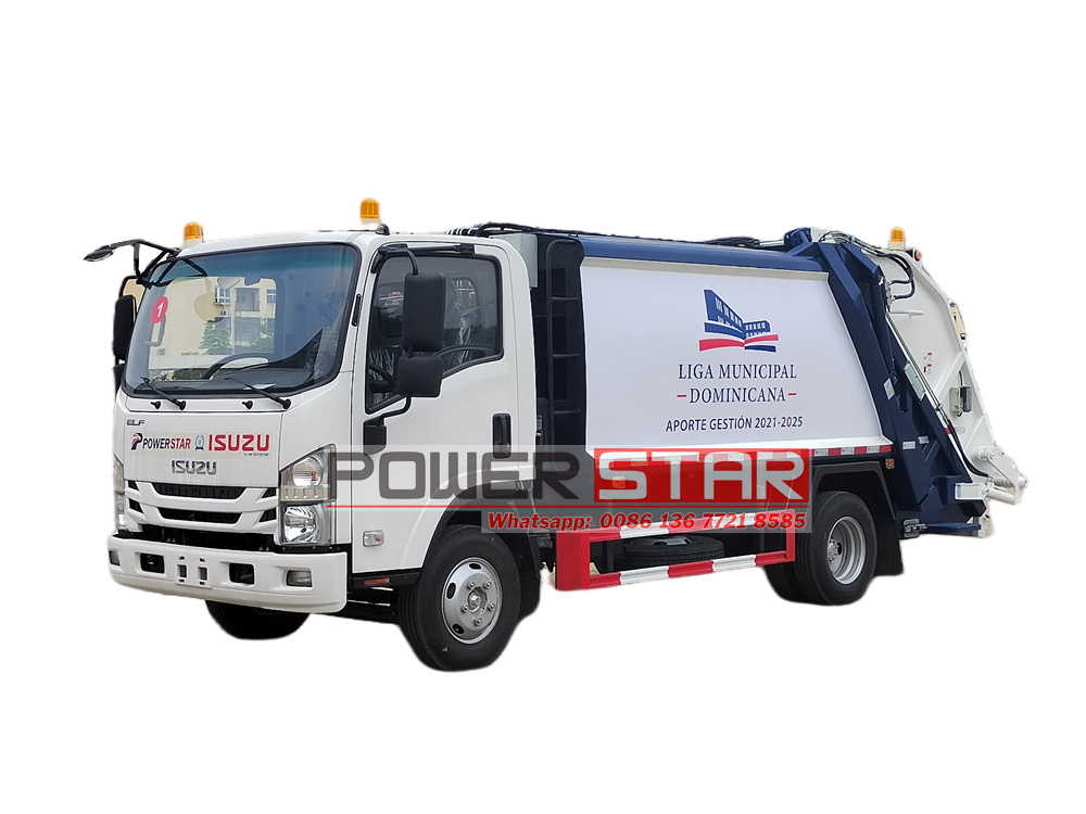 2025 year Isuzu 10 cbm mobile compactor truck