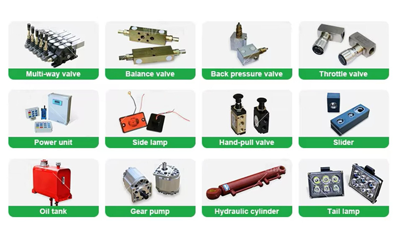 Isuzu rear loader truck component