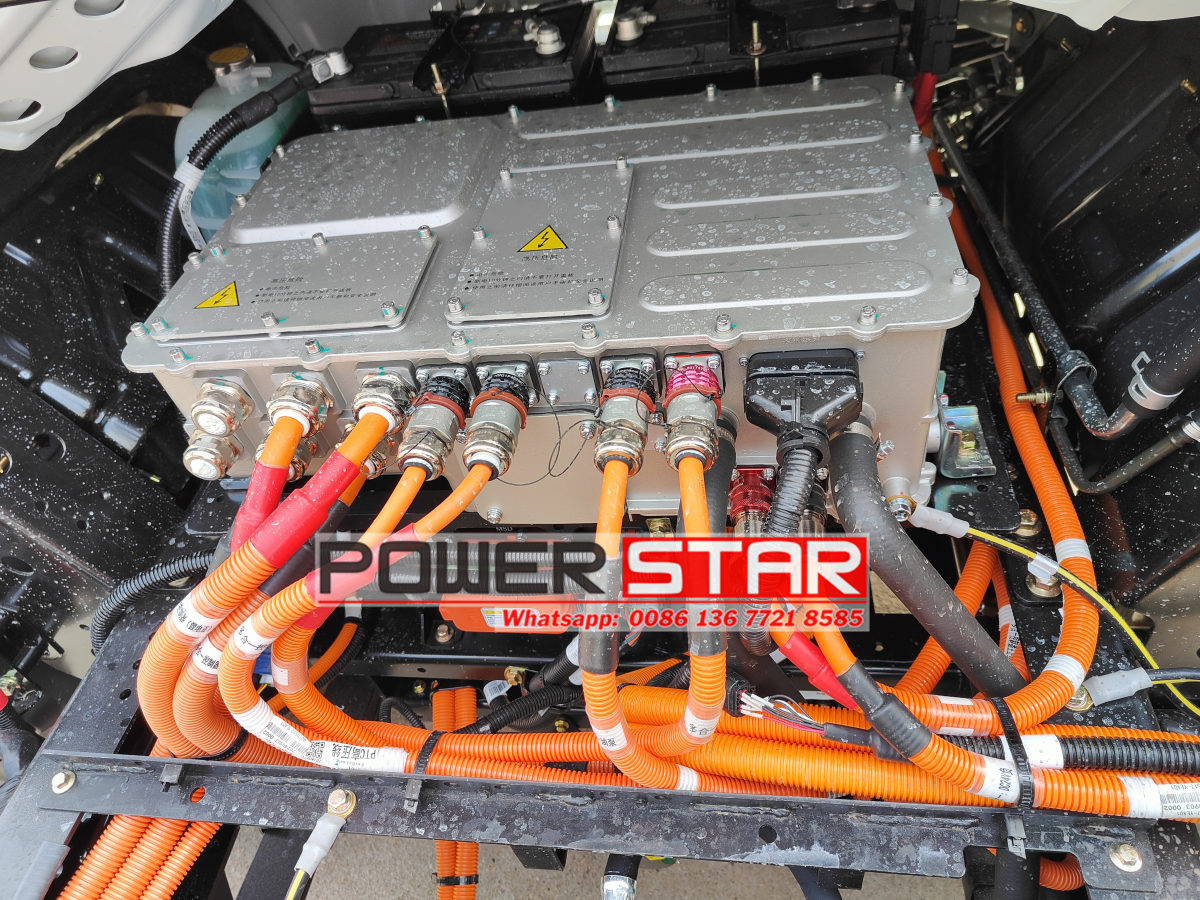 2025 New Pure Electric EV garbage truck cab chassis Isuzu