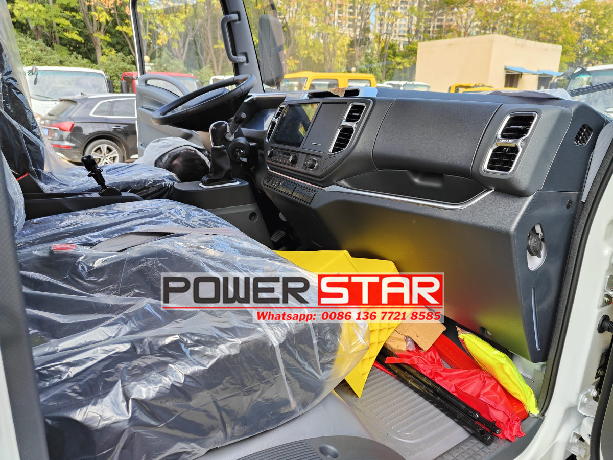 2025 New Pure Electric EV garbage truck cab chassis Isuzu