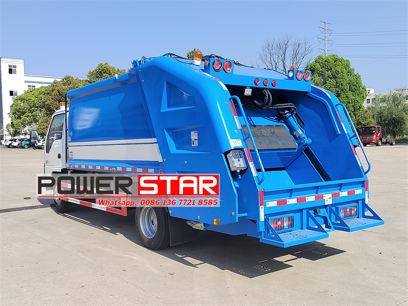 Philippine Isuzu 6 wheeler rear loader body truck