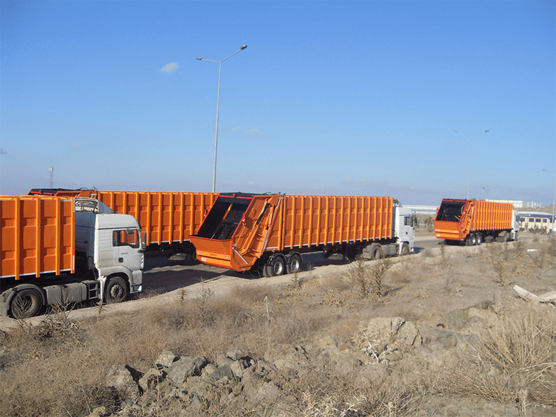 Bset Waste refuse Transfer Semi Trailer Manufacturer