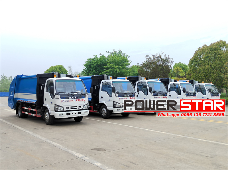 Isuzu NKR 8cbm waste compactor truck