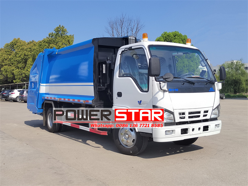Philippine Isuzu 8 cbm super garbage compactor truck