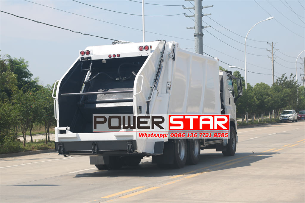 High compaction ISUZU GIGA refuse compactor