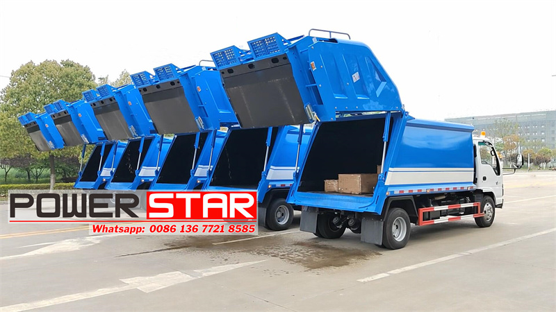 Isuzu ELF 600P garbage disposal truck