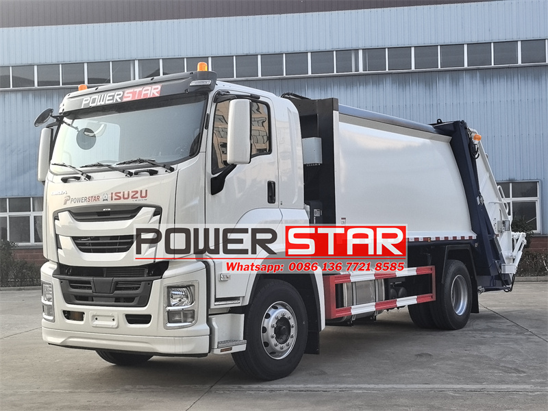 Isuzu refuse compactor truck for sale
