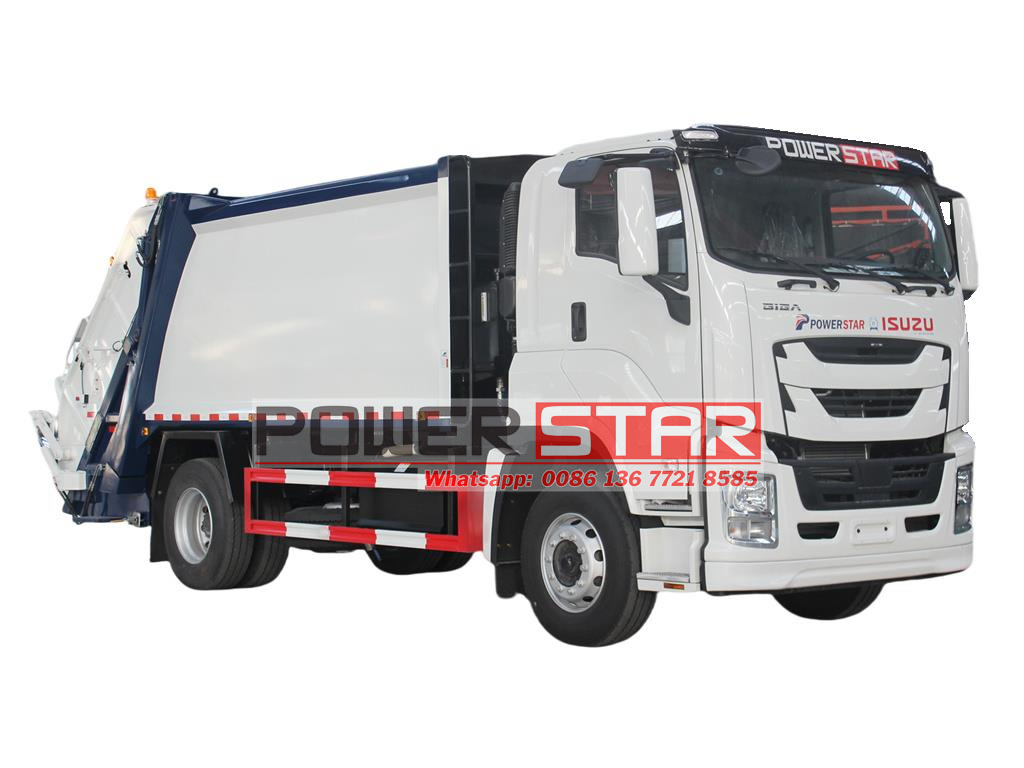 Isuzu GIGA 16cbm trash truck compactor