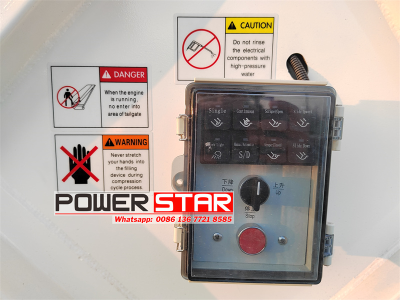 Tailgate electric control box