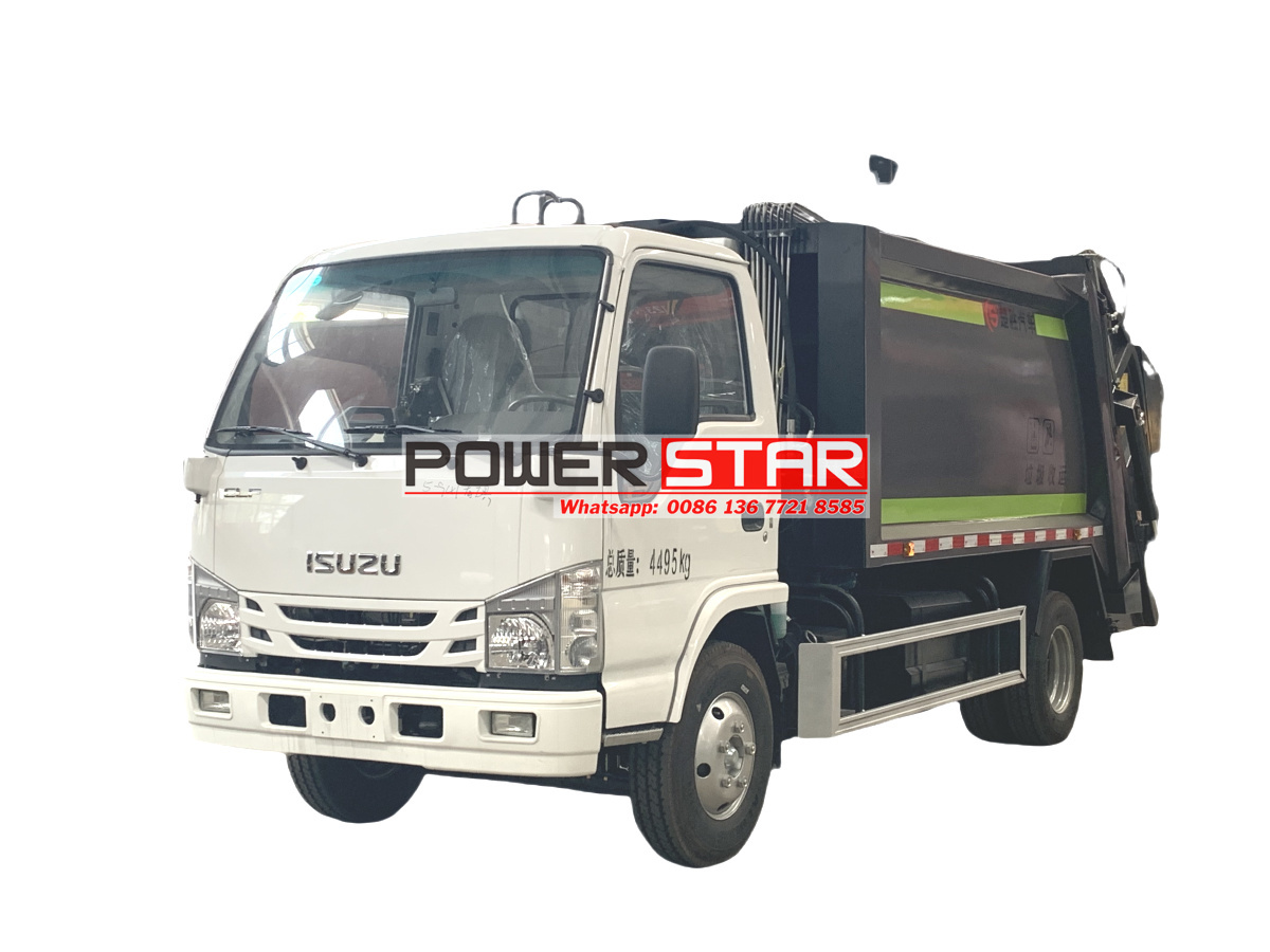 8 Cubic Yards Rear-load refuse truck Isuzu
