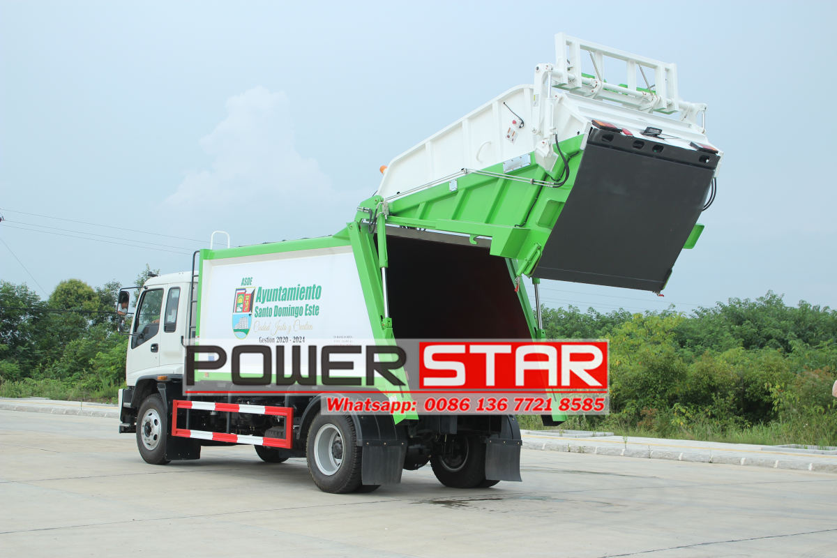 How to purchase used Isuzu trash truck compactor