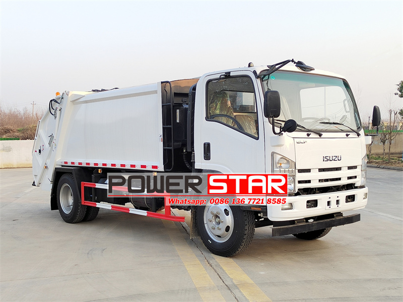 Isuzu ELF cabin single axle rear loader