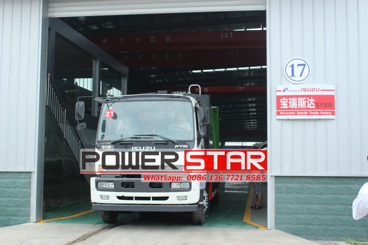 How to purchase used Isuzu trash truck compactor
