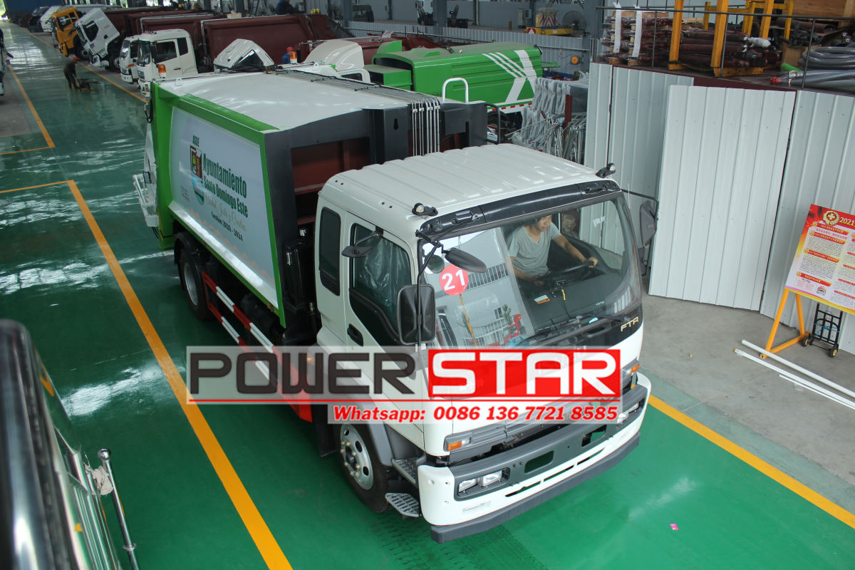 How to purchase used Isuzu trash truck compactor