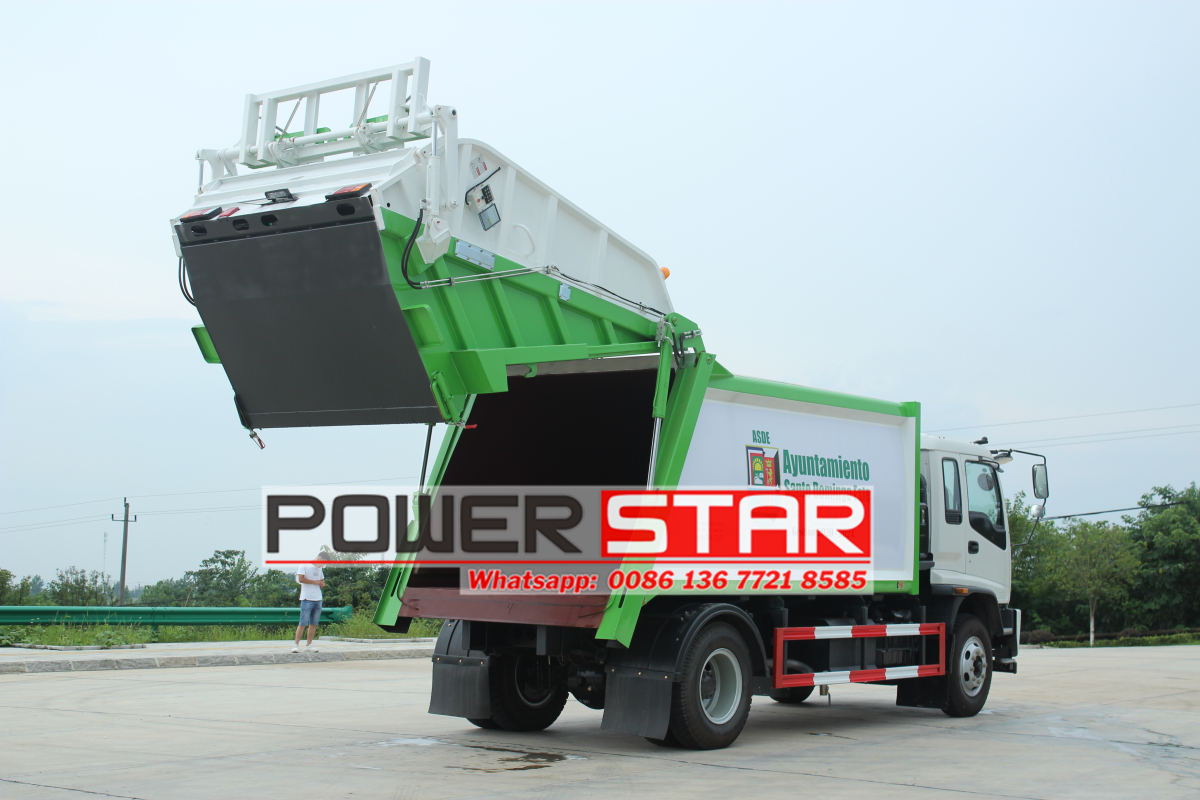 How to purchase used Isuzu trash truck compactor