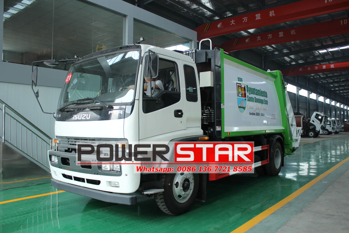 How to purchase used Isuzu trash truck compactor