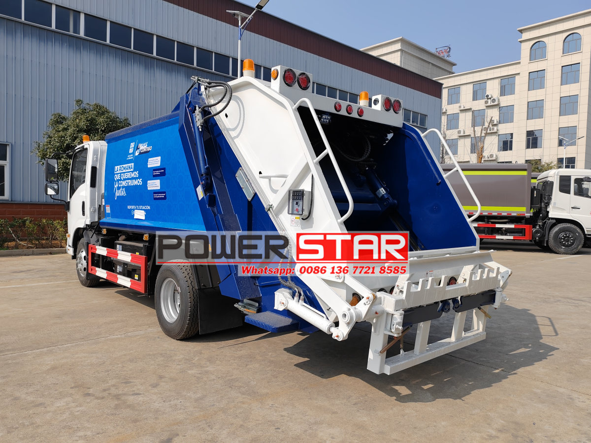 new Isuzu EV series Electric Refuse Garbage Truck Operation Instructions