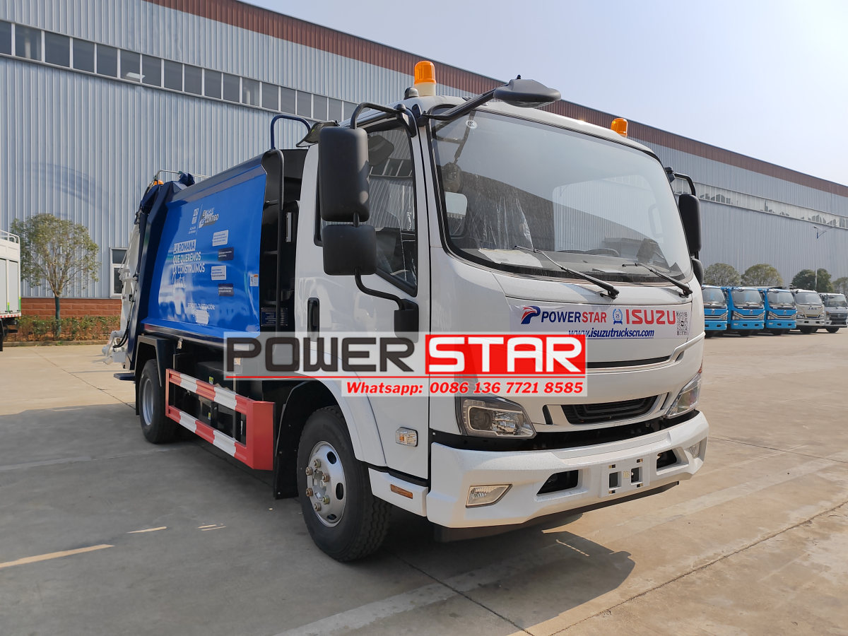 new Isuzu EV series Electric Refuse Garbage Truck Operation Instructions