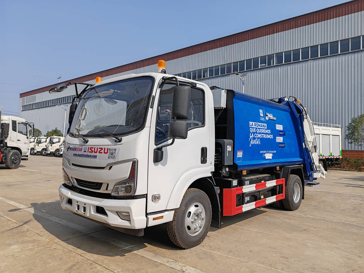 new Isuzu EV series Electric Refuse Garbage Truck Operation Instructions