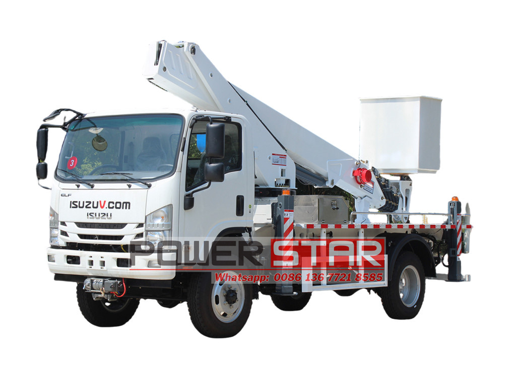 Isuzu 29m manlifter aerial platform truck