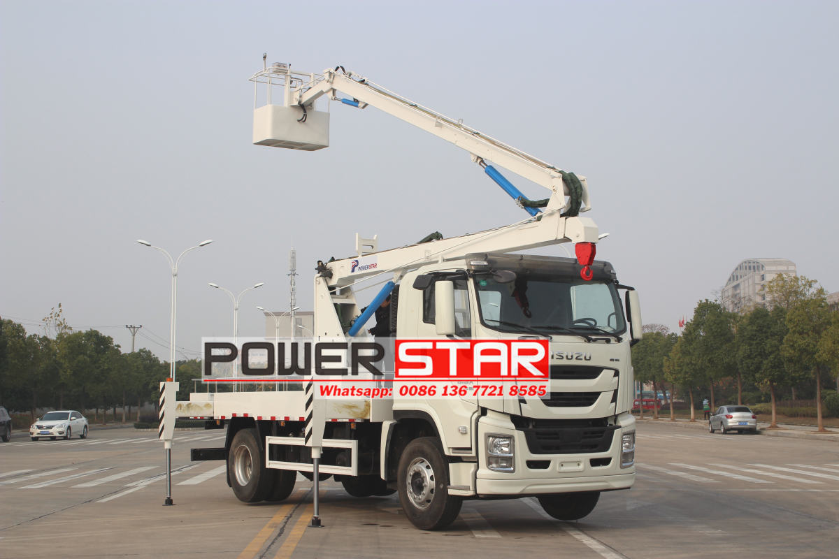 Aerial Lift Bucket Trucks Isuzu
