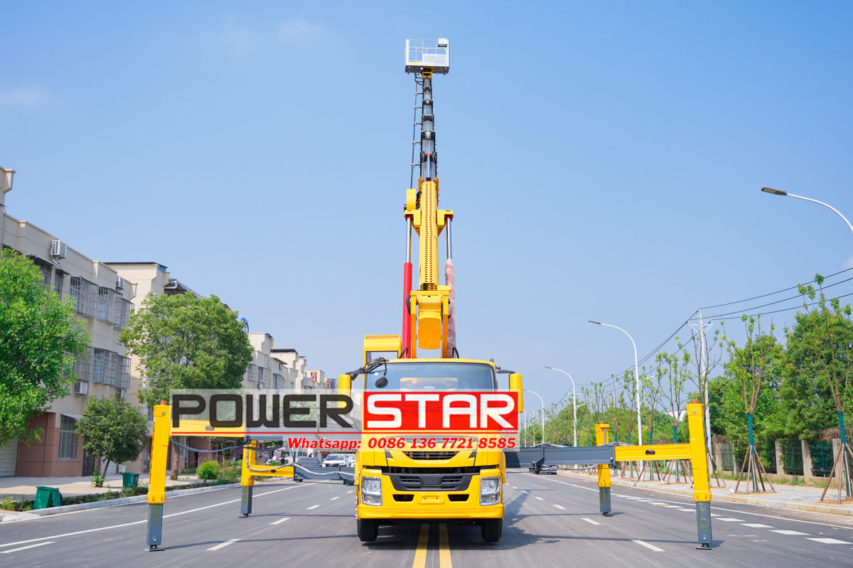 Isuzu brand Aerial Bucket Trucks